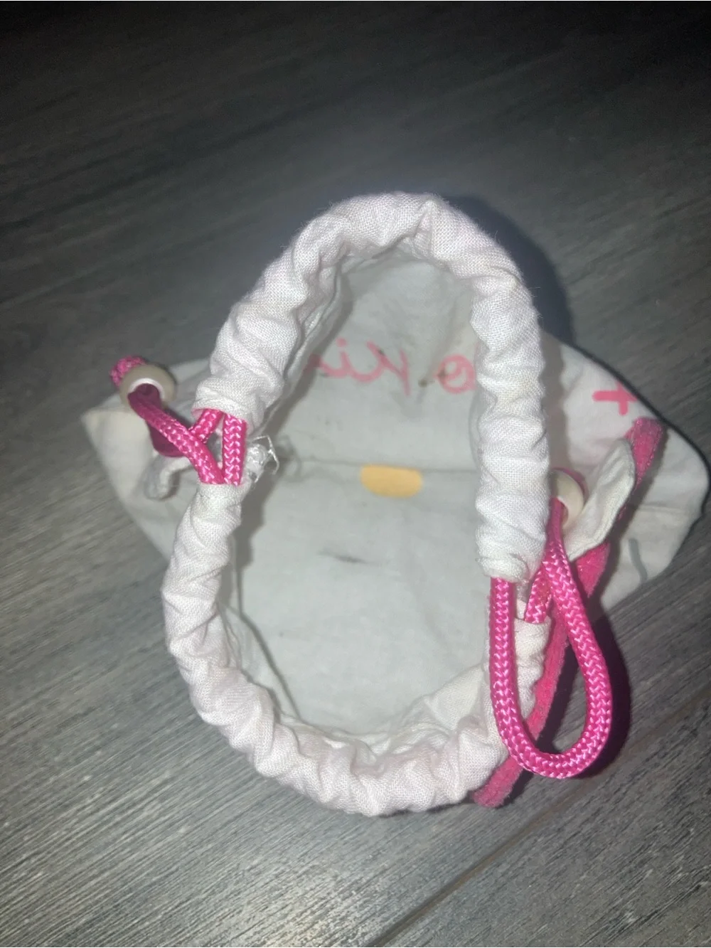 Hello Kitty-Inspired Pink Bow Drawstring Kids Pouch